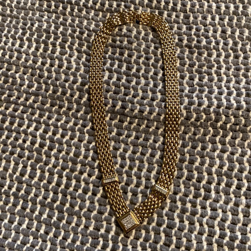 Thick band necklace